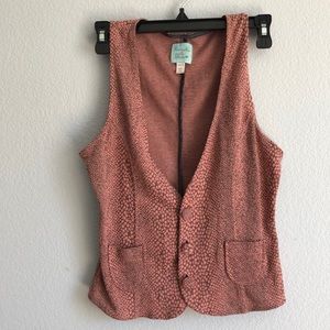 Snake print vest